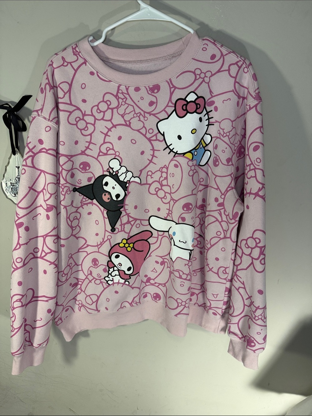 Sanrio Light Pink Hello Kitty & Friends Graphic Crewneck Sweater